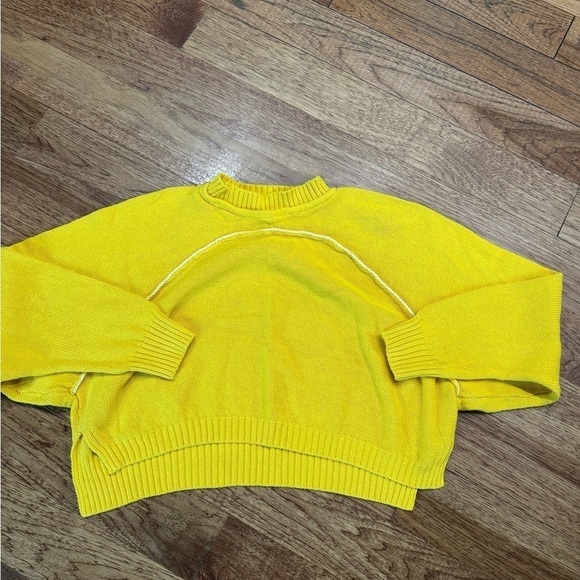 BDG Danica Recycled Knit Sweater yellow Urban Outfitters - Picture 7 of 9